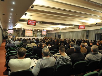 Durante l’intervento curato da Valagro erano in sala circa 900 persone